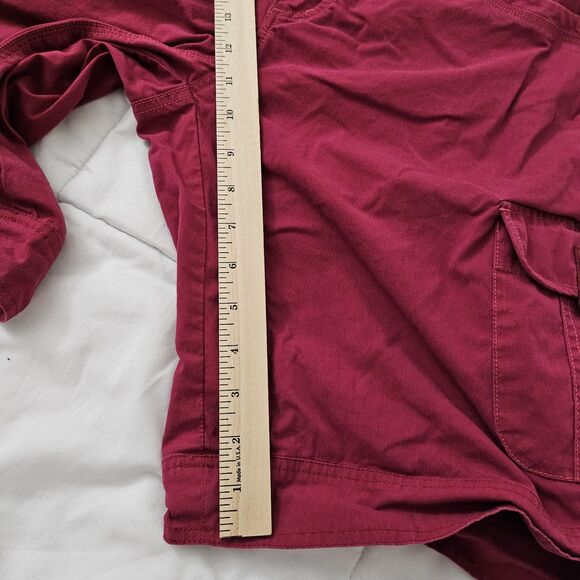 KUHL Splash 11" Cargo Shorts Women 12 Scarlet Red Utility Stretch Hiking Outdoor - Picture 10 of 10